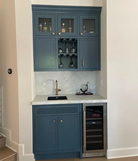 luxury built in entertainment cabinets & bars